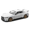1-34 BMW CSL3.0 имитация легкосплавного автомобиля со звуком и светом, возвратная сила может открыть дверь, игрушка