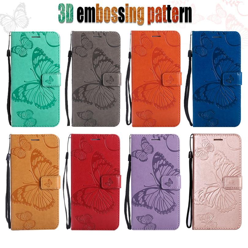 Wallet Flip Butterfly Leather Case For Samsung Galaxy S3 S4 S5 S6 S7 Edge S8 S9 S10 E S20 Plus Ultrs Note 8 9 10 Lite Book Cover