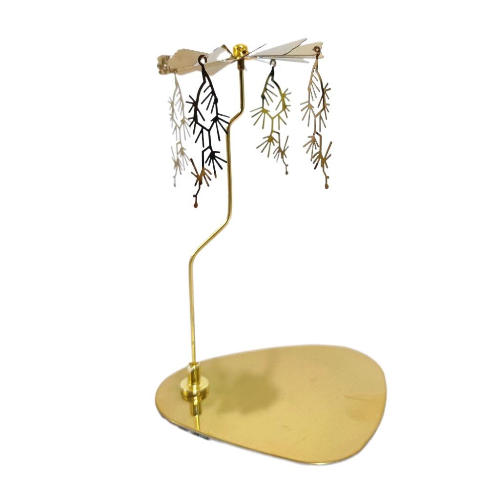 С вращающейся подставкой-подсвечником из нержавеющей стали, подсвечник для чайной свечи, романтический вращающийся подсвечник, подарок