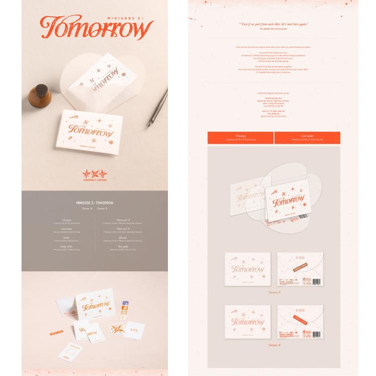 Выберите POB Weverse Albums ver TXT Tomorrow x Together minisode 3 TOMORROW