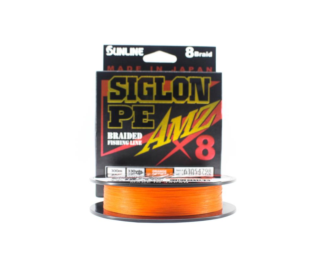 Sunline PE Line X8 Siglon AMZ 300 м PE 1,5 18 фунтов Оранжевый (0657)