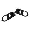 2X Front Bumper Fog Light Cover For BMW E46 M3 2001 2002 2003 2004 2005 2006 Car Dual Hole Surround Air Duct Grille Racing style