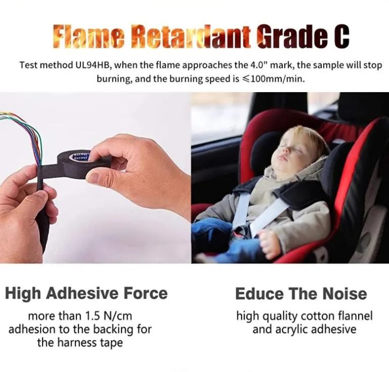 15 метров термостойкая огнестойкая лента Coroplast клейкая тканевая лента для автомобильного жгута проводов защита ткацкого станка