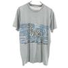 TOKUKO1erVOL Zebra Print Short Sleeve T-shirt Gray Animal Women Used