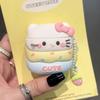 Fumaide Чехол-гамбургер Hello Kitty из силикона для AirPods Pro/Pro 2