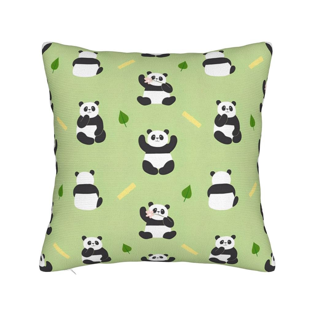 Panda Animal Pillowcase Polyester Cushion Cover Decor Throw Pillow Case Cover Seat 40*40Cm
