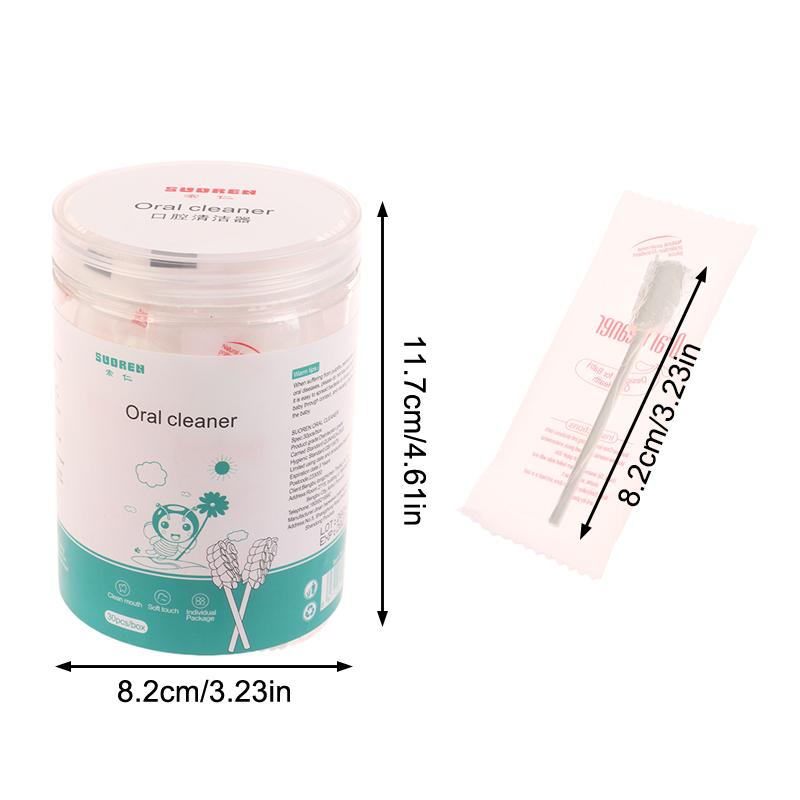 30 шт./кор. детский очиститель языка одноразовая марлевая зубная щетка бумажный стержень очиститель полости рта щетка для новорожденных уход за полостью рта палочка уход за зубами