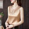 Women Solid Lace Tank Top Lady Extra Soft Elastic Sleeveless Pullover
