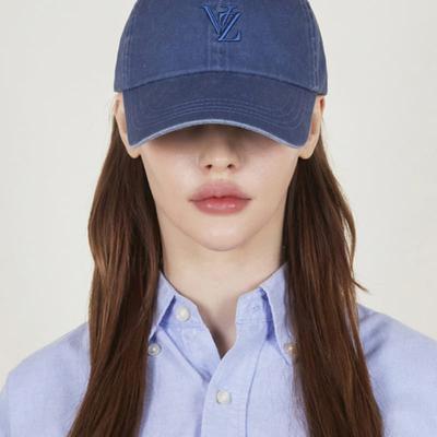 VARZAR 3D Монограмма Пигмент Оверсайз Бейсболка Синяя