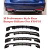 M Performance Style Rear Diffuser Front Lip Trunk Spoiler Gloss Black for BMW 3 Series F30 F31 F35 2012-2019 M3 Sport