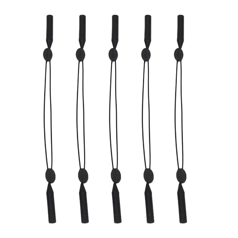 5 шт. Универсальный регулируемый фиксатор для очков, подходит для спортивных солнцезащитных очков, нескользящий шнурок, унисекс, ремешок, держатель для защитных очков, выдвижной