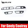 Для Geely Coolray - Стайлинг автомобиля Внутренняя панель коробки передач Выход воздуховода Управление окнами Внутренняя наклейка Автомобильная рамка