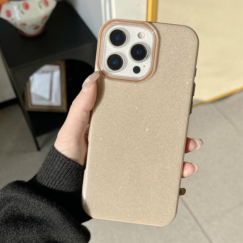 Модный блестящий противоударный чехол для телефона для iPhone 16 15 14 Plus 13 12 11 Pro Max 16 Защита всего объектива Бампер Задняя крышка