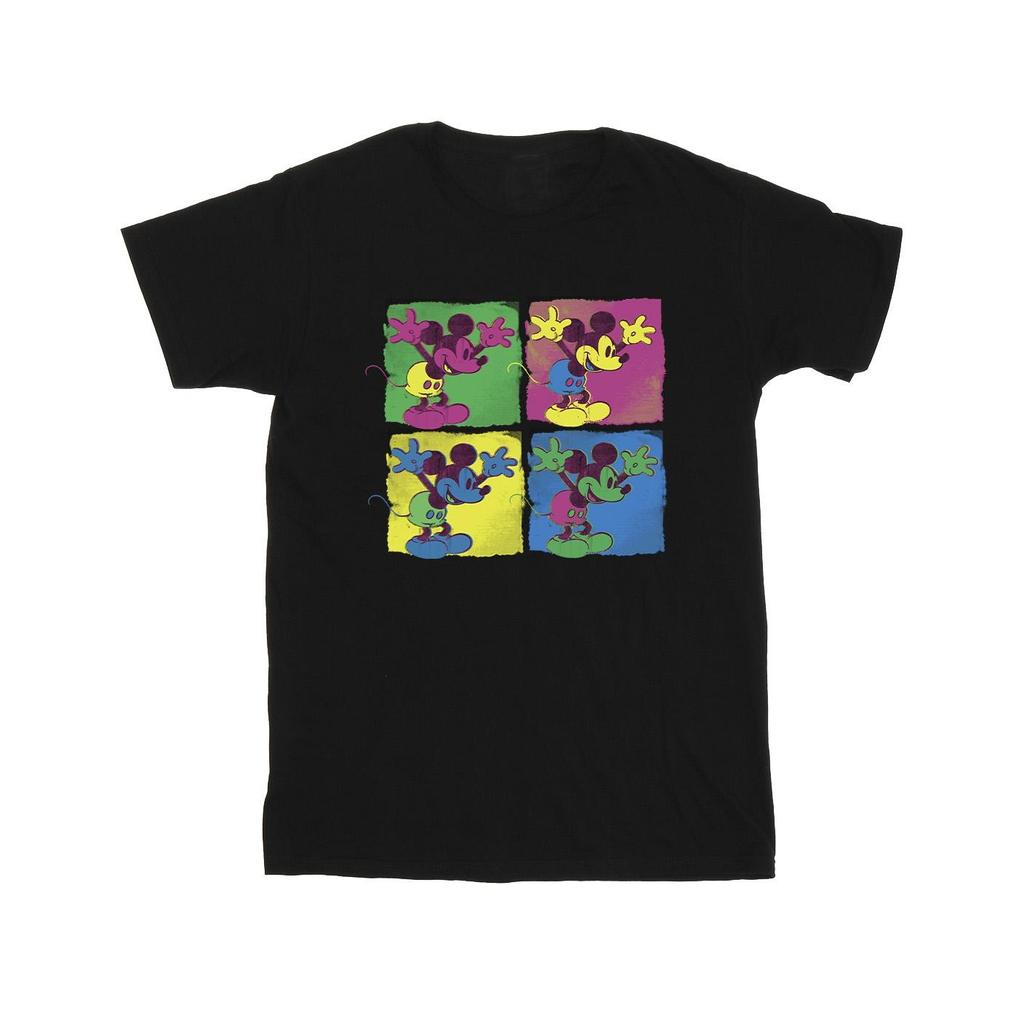 Disney Mens Mickey Mouse Pop Art T-Shirt