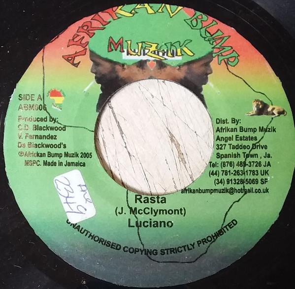 7inch Record LUCIANO - Rasta ABM006 Afrikan Bump Mu Jamaica Reggae, Ska & Dub Used