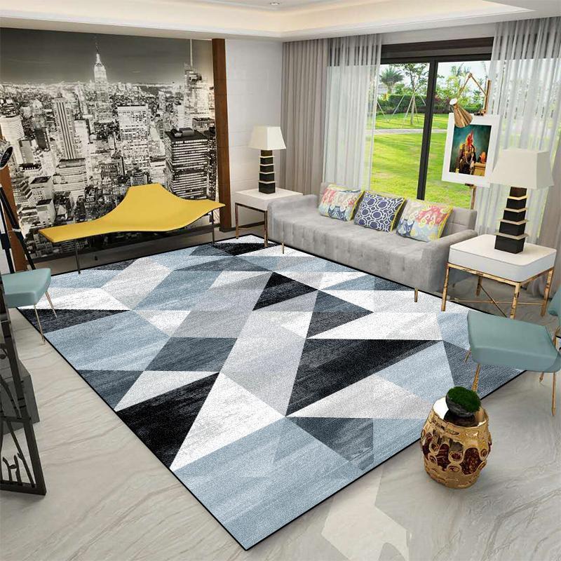 Modern Luxury Geometric Carpet Decoration Living Room Large Size Rug Home Sofa 200x300 Cm Area Rugs Bedroom Bedside Non-slip Mat