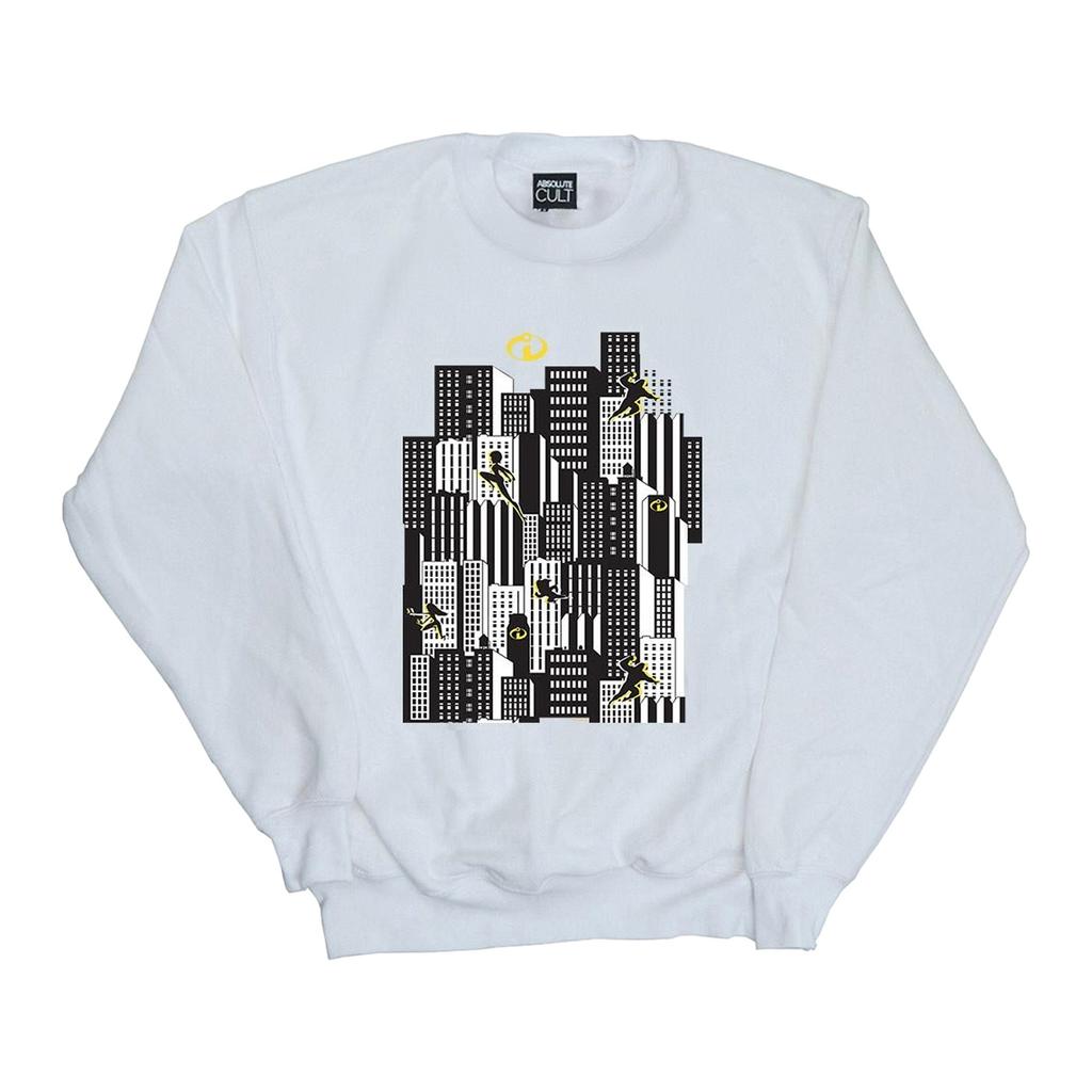 Disney Mens The Incredibles Skyline Sweatshirt
