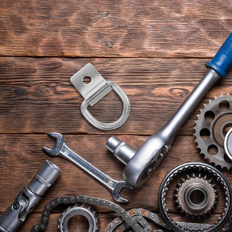 Car Fixed Pull Ring Trailer Hook Accessories Ground Buckle Bed Ring Truck Cargo Fixed Hook Handle Set