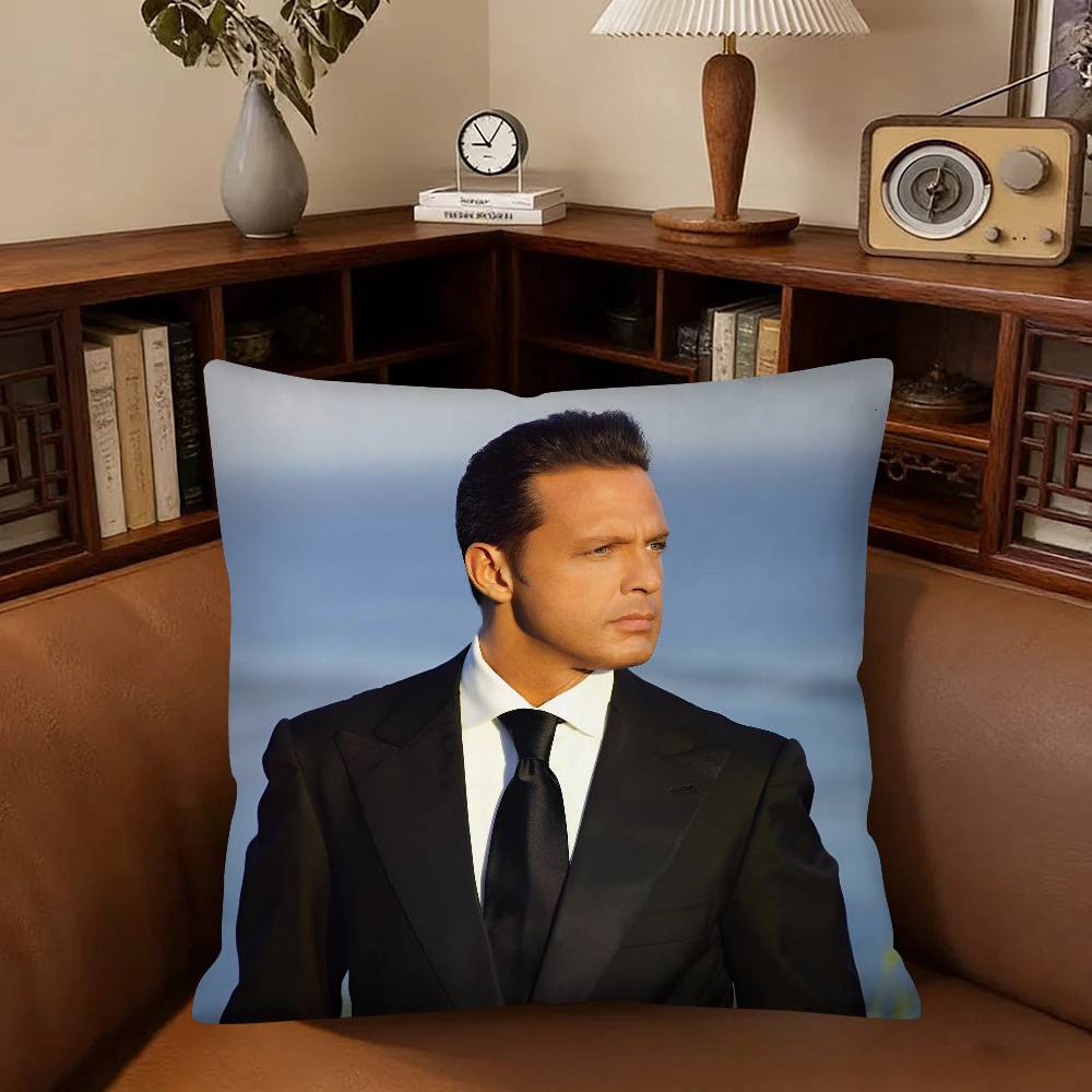 Singer LLuis Miguel Pillow Case Fashion Square Pillowcase Bedroom Sofa Room Ins Decoration Leisure