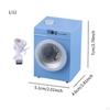 1/12 Dollhouse Washing Machine Miniature Furniture Life Scene Doll Accessories Decoration for Living