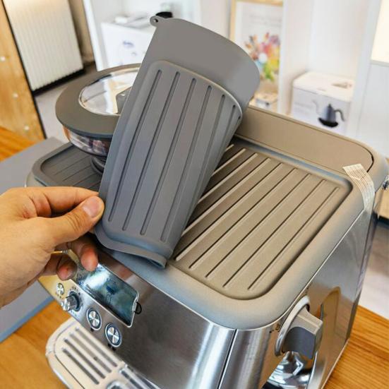 Espresso Machine Accessories for Breville 870/880 Coffee Storage Mat Food Grade Silicone Anti-Scratch Pad And Barista Tool for Coffee Bar Essentials