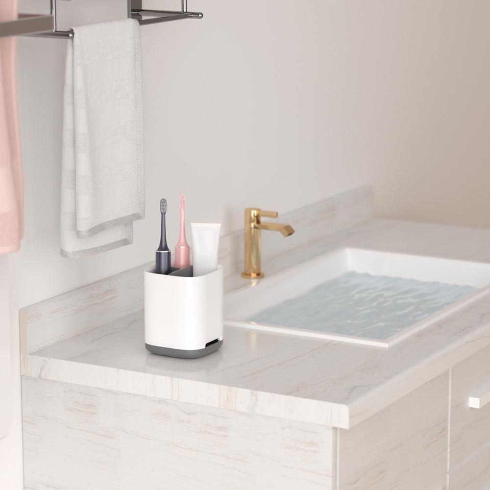 Multi-functional Toothpaste Holder Plastic Bathroom Storage Organizer Toothbrush Holders Home