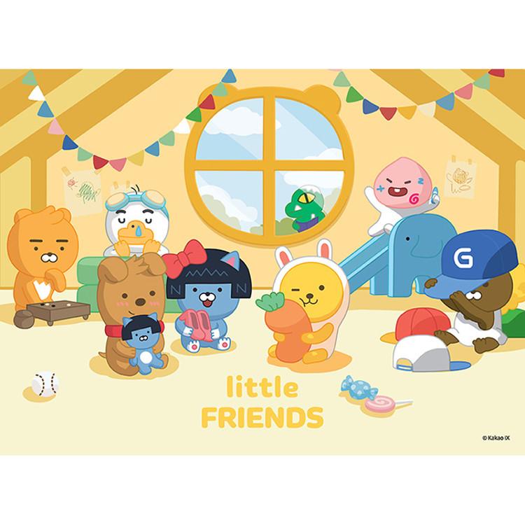 Пазл из 150 деталей - Кафе для детей Kakao Little Friends, популярный корейский пазл