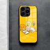 Cute Kakaos Cartoon Friends Phone Case For IPhone 17 Air 16 E Pro Max 15 14 13 Mini 12 Pro 11 Max Plus Black Glass Cover