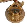 13.97 Cm Brass Alidade Telescope with Compass Nautical Decor Gift.