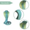 Snake Simulated Cobra Figure Lifelike Animal Simulation Model 3D Cobra Model Toy  Desktop Ornament
