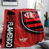 1PC Clube de Regatas do Flamengo Patterned Flannel Blanket Suitable For All Seasons for Home Decor Warmth and Comfort Gifts Holiday Present