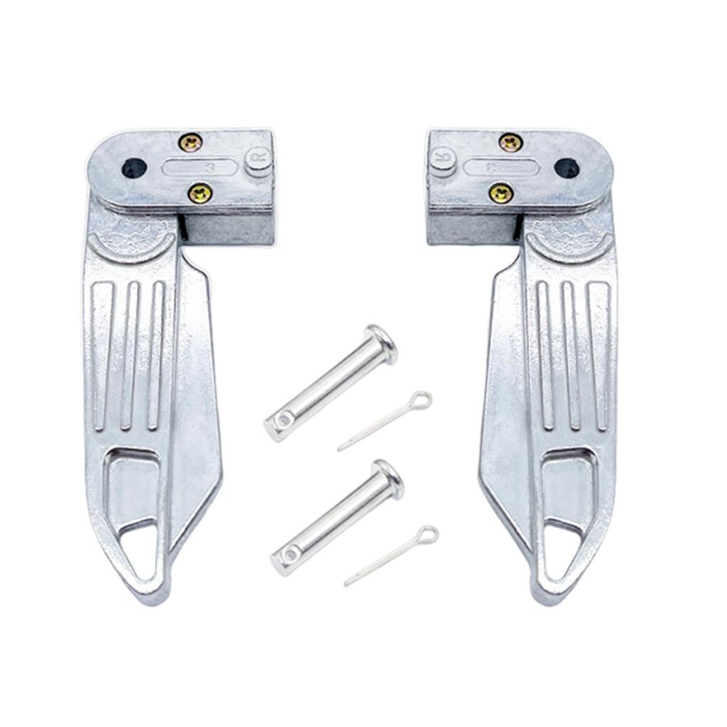 Motorcycle Footrests Foot Pedal Accessories Footboard Universal Professional Sturdy Replacement Electric Bike Rear Pedals