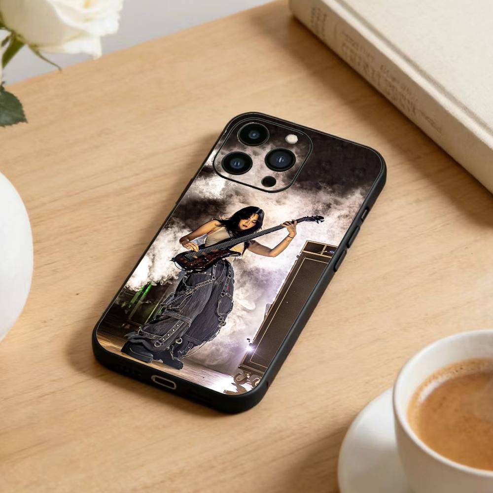 I-The Band W-Warning Phone Case For iPhone17,16,15,14,13,12 Plus,Max Soft Silicone Black Cover