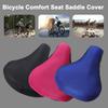 Bicycle Saddle 3D Soft Bike Seat Cover Cycling Silicone Seat Cushion Cycling Saddle Comfortable Z9O7