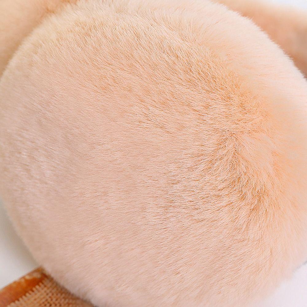 Thicken Foldable Earmuffs Folding Winter Ear Cover Fashion Plush Earmuffs Outdoor