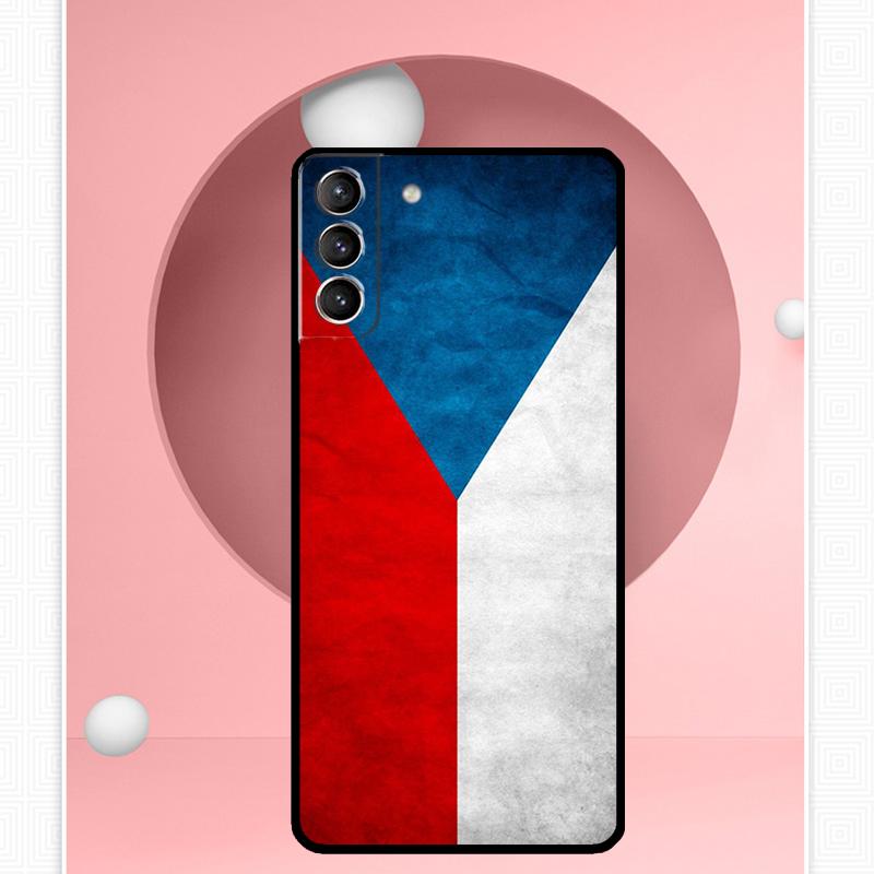Чехол с чешским флагом для Samsung Galaxy S24 S23 S22 Ultra Note 10 Plus Note 20 S9 S10 S20 S21 FE, задняя крышка