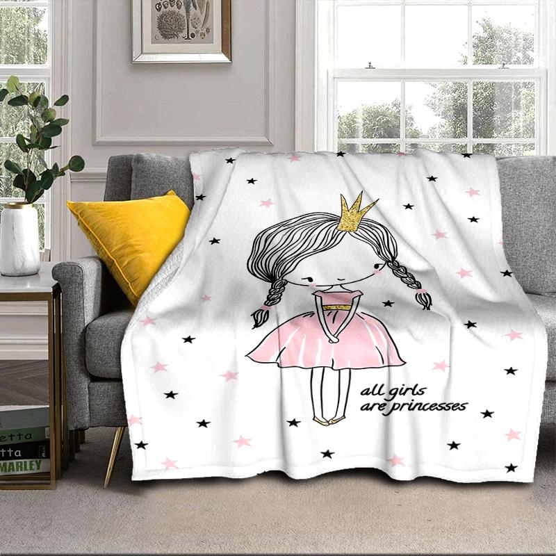 Dancing Ballerina In Pink Blanket Flannel Blanket Throw Blanket Sofa Cover Blanket Soft Premium Blanket Picnic Blanket Tv Blanket Gifts