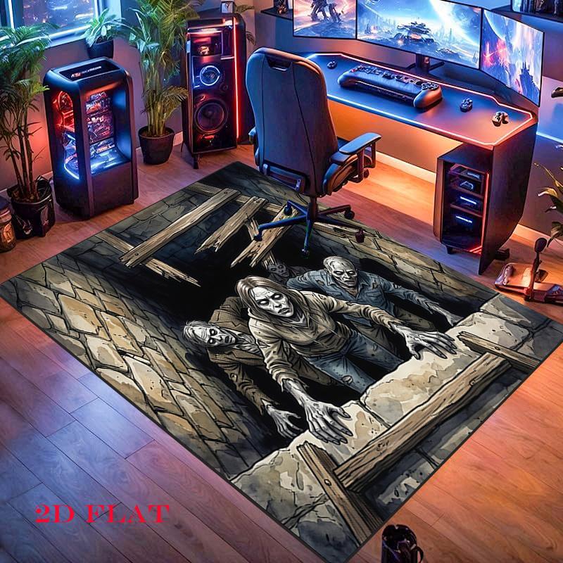 Horrible basement Carpet Rug for Living Room Bedroom Home Sofa Decoration,Kids play Nonslip Floor Mat