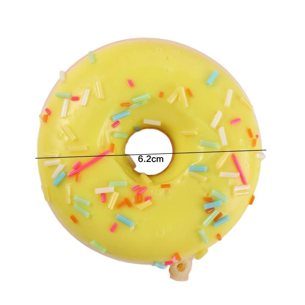 Donut 6.2cm/2.4in Model Food Simulation Donuts Simulation Cake Squeeze Toy Donut Cone Toy