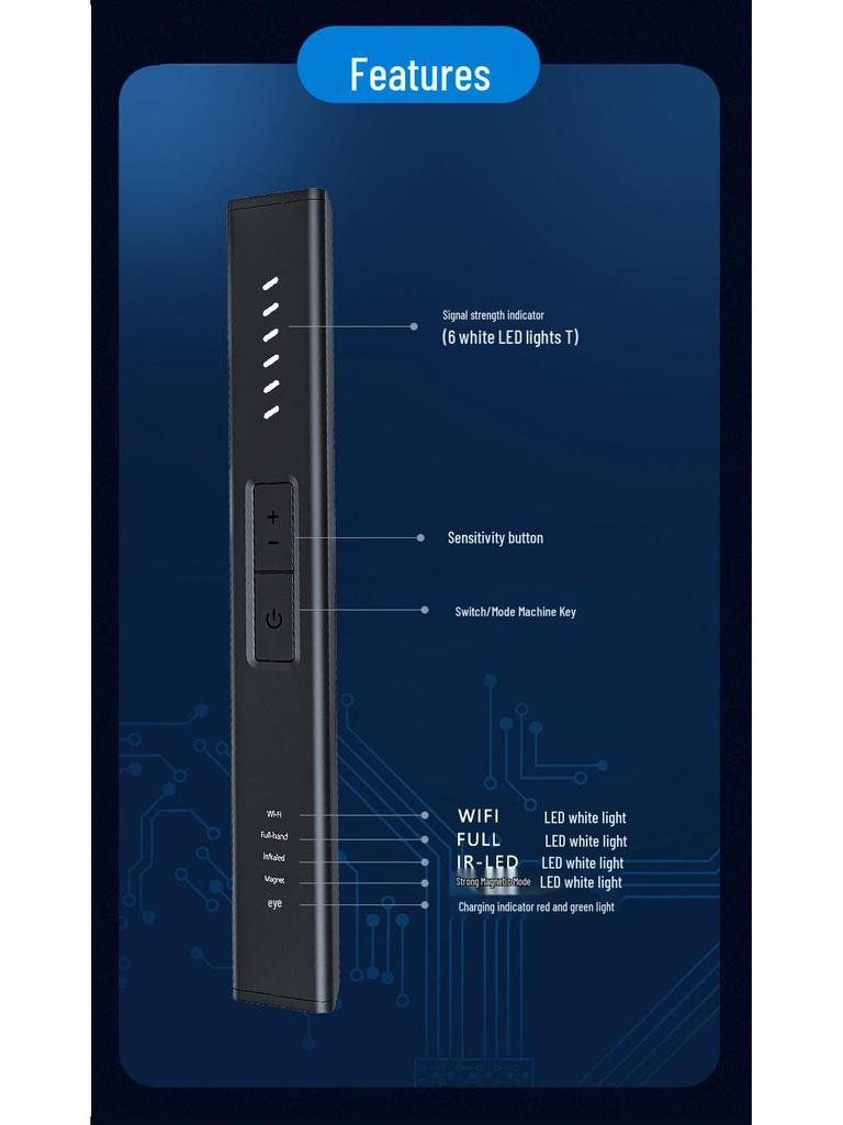 WT18 Hotel Anti-Spy Camera and Infrared Detector