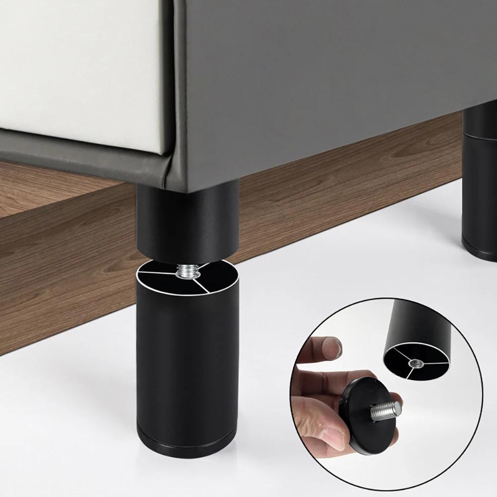 M6 M8 M10 Adjustable Furniture Leg Aluminum Alloy Table Legs For TV Cabinet/Wardrobe/Raised Refrigerator/Washing Machine Feet