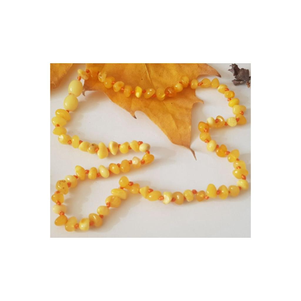 Янтарное ожерелье цвета молока для взрослых с подвеской из янтаря