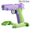 Mini Model Gravity Straight Jump Toy 3D Printed Gun Non-Firing  Cub Radish Toy Knife Kids Stress Relief Toy Christmas Gift