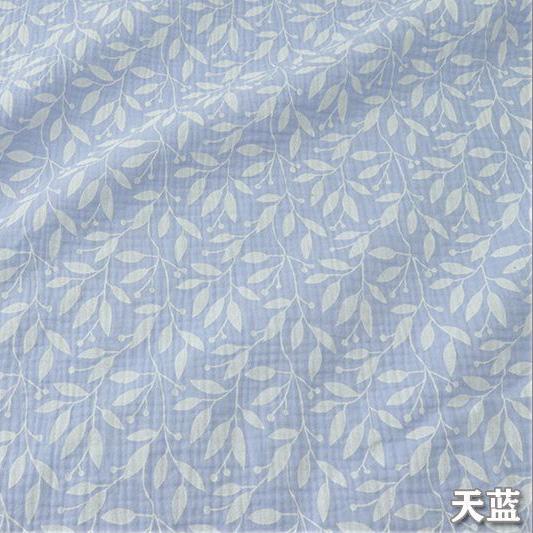 Высококачественная хлопковая креповая ткань, двусторонняя ткань с эффектом муслина (seersucker), для рукоделия, шитья, пэчворка, одеял, наволочек, одежды, пижам для малыша