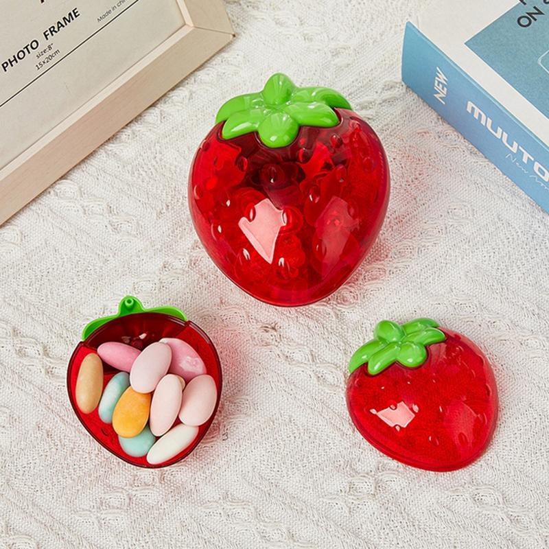 5 шт. Прозрачные коробки для конфет в виде ананаса, клубники, арбуза, подарочные упаковочные коробки для дня рождения, свадьбы, вечеринки в честь рождения ребенка, декор