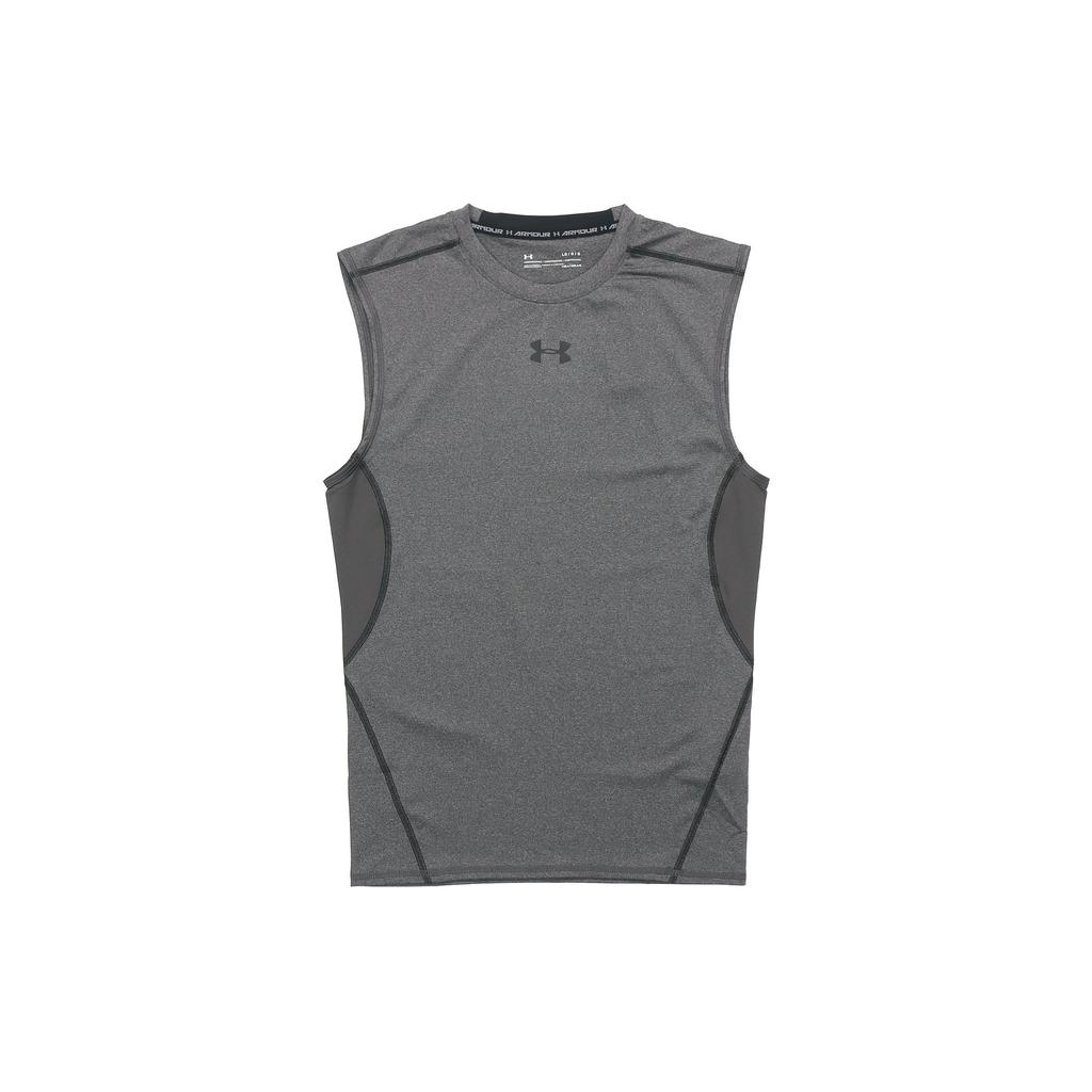 Under Armour Casual Sports Breathable Sleeveless Workout Top Men Tops Dark-Gray 1257469-090