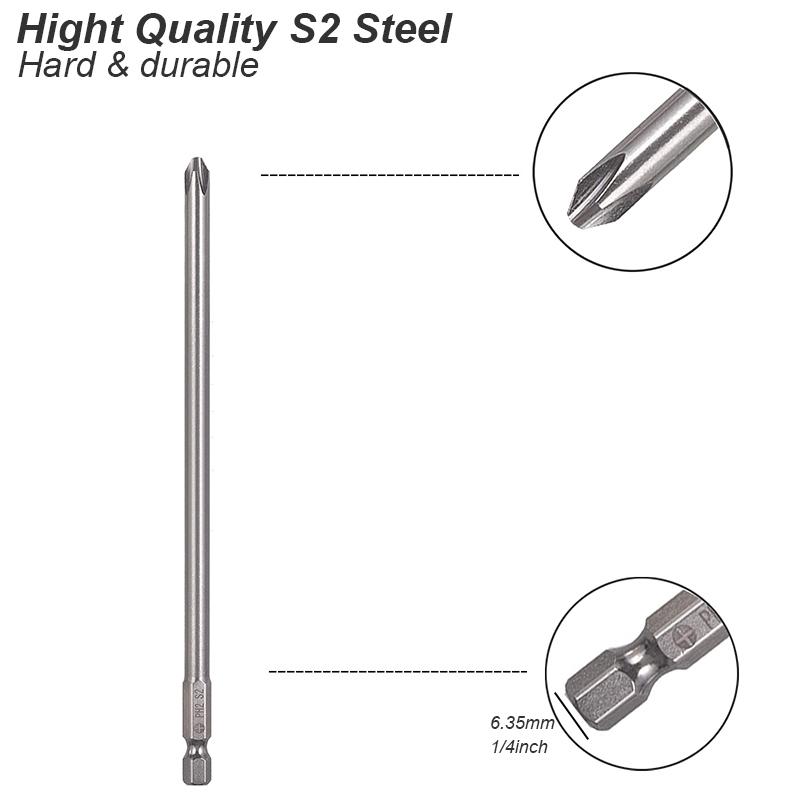 Отвертка бита Torx шлицевая Phillips квадратный наконечник гнездо магнитная головка 1/4 хвостовик для инструмента дрели прецизионная отвертка бита