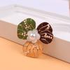 Three-Color Flower Brooch Retro Temperament Fashion Sense Corsage Small Fragrant Style Accessories Pin