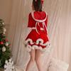 Christmas Bunny Girl Costume: Night Fragrance & Red Cloak Set