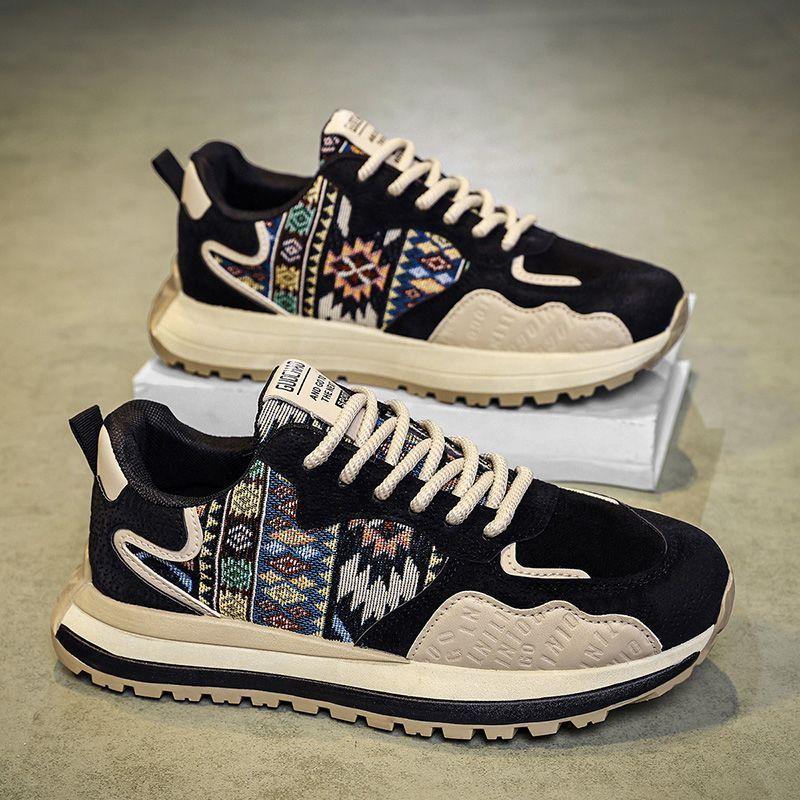 Мужская обувь Новая весна Универсальная Высококлассная Толстая подошва Горячая Спортивная и Повседневная Модная обувь Обувь для папы